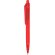 Bolígrafo original de rPET transparente de colores tinta azul Surten Rojo