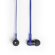 Auriculares cable corto azul