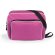Bolso de poliéster 600d con amplio bolsillo frontal fucsia con logo