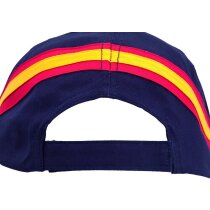 Gorra blanca con detalles nacionales con logo Gorra blanca con detalles nacionales con logo