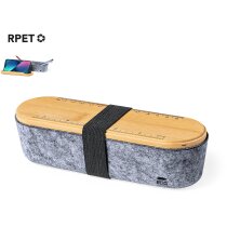 Estuches rPET con tapa de bambú
