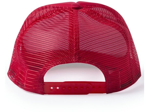 Gorra de poliéster con visera plana grabada