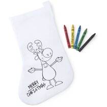 Calcetín de Navidad para colorear personalizado Calcetín de Navidad para colorear personalizado