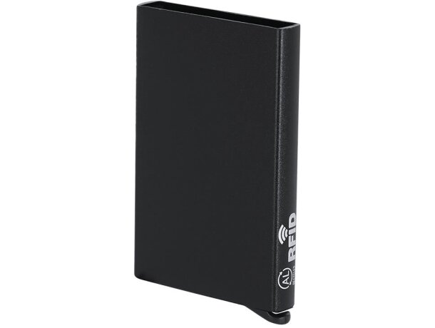 Tarjetero Harbanix aluminio reciclado protección RFID detalle 2