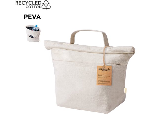 Neveras originales con cierre con velcro y asa de transporte en algodón reciclado Trixen detalle 1