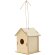 Caseta para pájaro Spydel de madera natural personalizable detalle 2