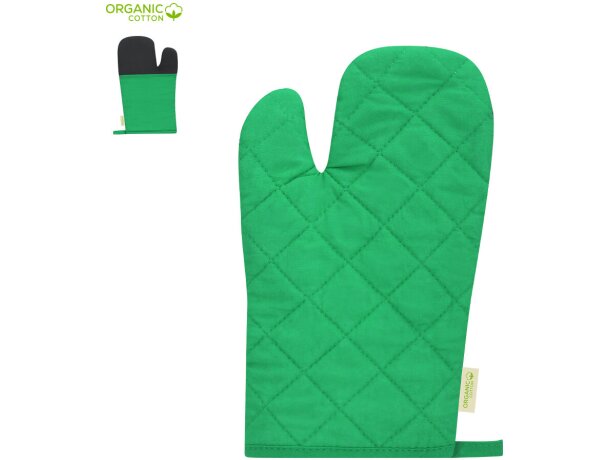 Manopla de cocina Kinix en algodón orgánico con goma detalle 1