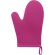 Manopla Tosha de poliester de cocina merchandising fucsia