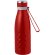 Botellas de acero para empresas con acabado decorado 550ml Hexor Rojo