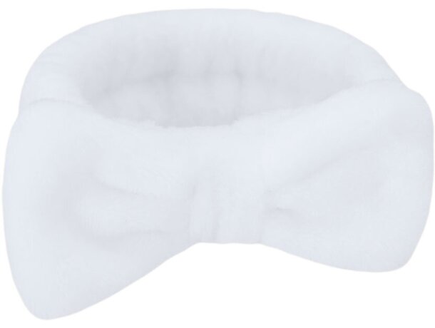 Diadema Brener con lazo en poliéster para cuidado facial detalle 3
