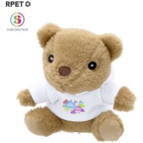 Peluche Glik marrón en poliéster reciclado RPET