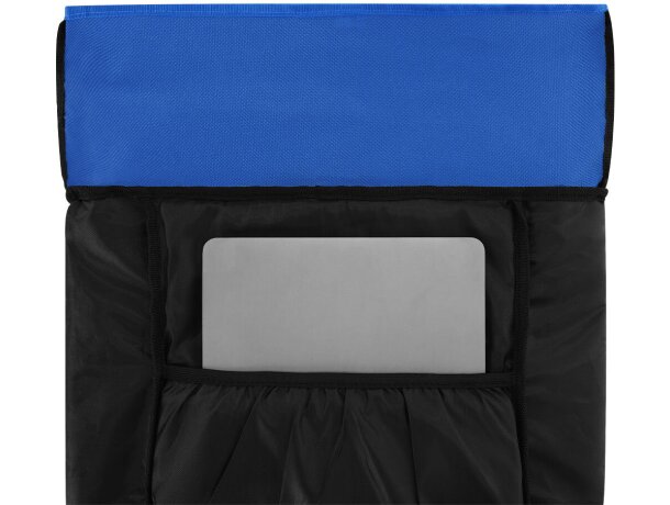 Mochila Pular de poliéster reciclado con compartimento portátil detalle 4