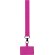 Pulseras sublimadas baratas poliéster Belaya Fucsia