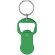 Llavero abridor Belarox con moneda integrada aluminio reciclado Verde