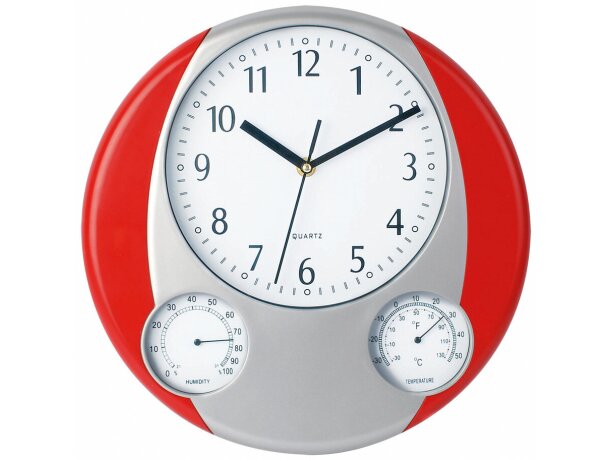 Reloj de pared, 23 cm, blanco, con temporizador de 60 minutos