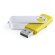 Pendrive compacto 32GB con grabado de logotipo Yemil barato amarillo