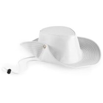 Sombrero para el sol con cordón personalizado blanco