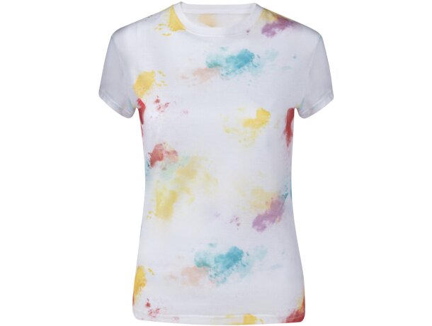 Camiseta Hearvin mujer poliéster tacto algodón transpirable detalle 1
