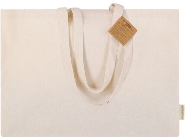 Bolsa Tremul algodón reciclado con fuelle y asas reforzadas detalle 5