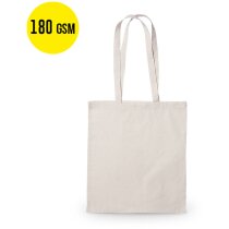 Bolsa algodón natural asas largas 70cm Ponkal