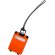 Identificador merchandising con forma de maleta en varios colores personalizado naranja