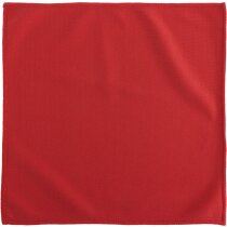 Paño limpiador de microfibra de colores personalizada roja Paño limpiador de microfibra de colores personalizada roja