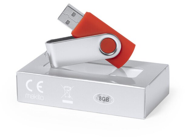USB 8GB personalizado con mosquetón para actividades externas Yeskal