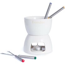 Fondue De Ceramica Con 4 Servicios
