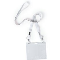 Identificador con cordón barato blanco