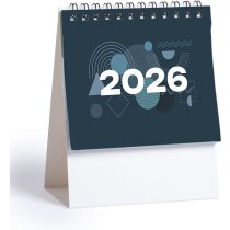 Calendario de mesa de cartón de anillas