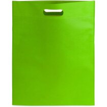 Bolsa non woven plana barata verde