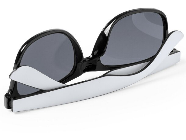 Gafas de sol bicolor negra personalizado
