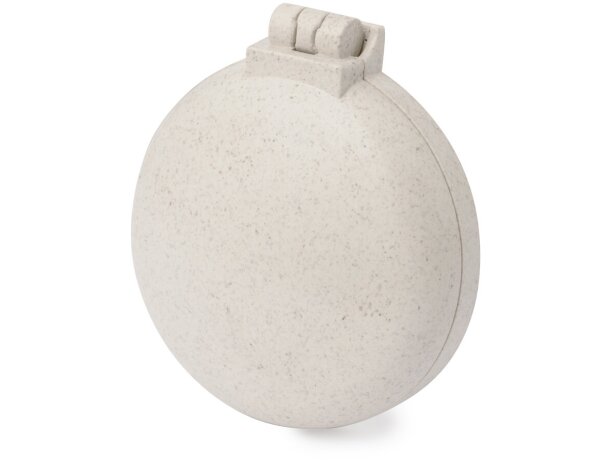 Cepillo plegable con espejo Flege fabricado en caña de trigo detalle 4