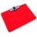 Porta documentos de fieltro personalizado rojo