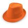 Sombrero para fiestas ala corta Naranja