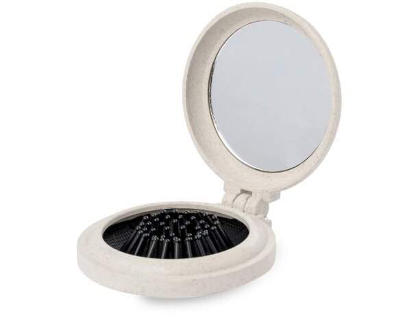 Cepillo plegable con espejo Flege fabricado en caña de trigo detalle 6