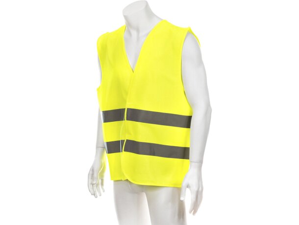 Chaleco Kross reflectante unisex en amarillo