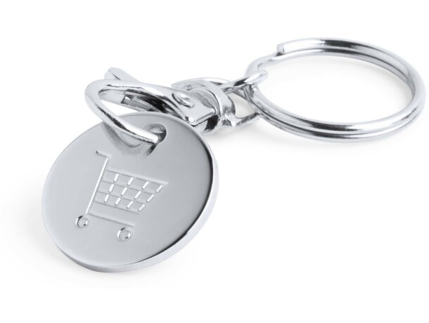 Llavero con moneda para carro barato