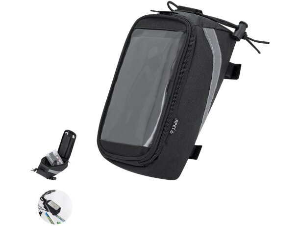 Bolsa bici Nebrer en poliéster reciclado con reflectantes detalle 1