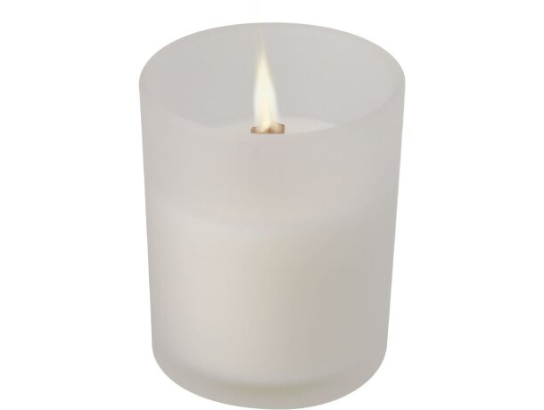 Vela aromática Vetool con cera vegetal aroma vainilla detalle 3