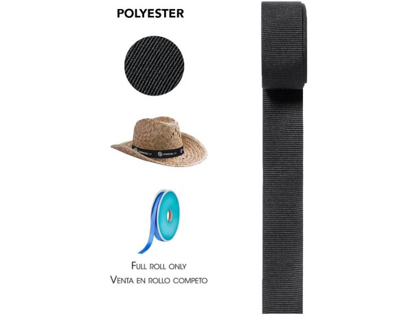 Cinta Polyester de poliéster para adorno sombrero