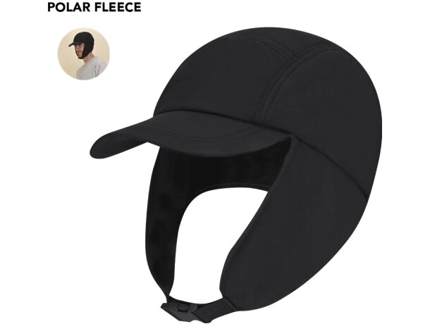 Gorra Cuarich con orejeras y forro polar fleece interior detalle 1