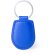 Llavero de polipiel en colores personalizado azul