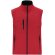 Chaleco Handricks soft shell triple capa impermeable transpirable Rojo