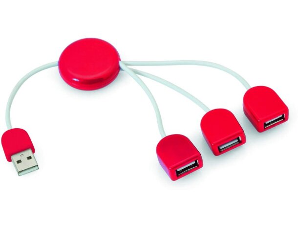 Dispositivo con 3 puertos en colores