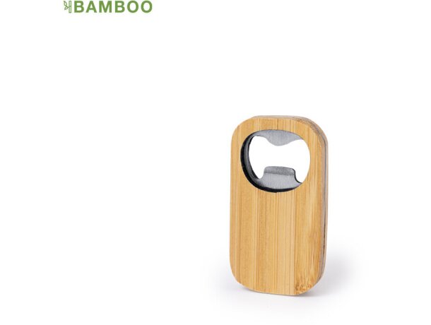 Abridores con logotipo pequeño de bambú Strol detalle 1