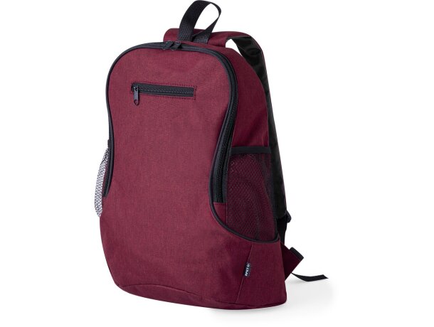 Mochilas infantiles en poliéster con bolsillo frontal rPET Sergli detalle 2