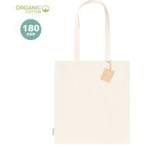 Bolsas de tela baratas Fizzy algodón orgánico GOTS 180 g/m2