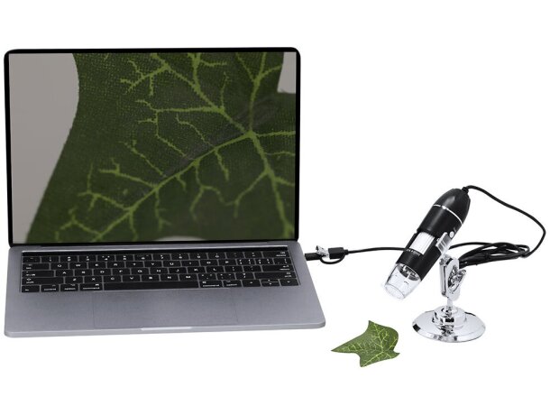 Microscopio digital Patsmi 1600x con soporte ajustable detalle 3