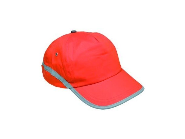 Gorra con detalles reflectantes personalizada naranja Tarea naranja